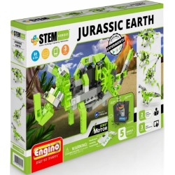 Электромеханический конструктор ENGINO STEM Heroes STH61 Набор из 5 моделей с мотором. Земля Юрского периода