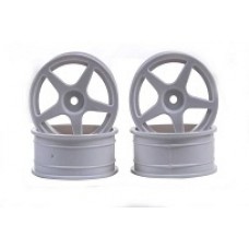 Tamiya Диски 5-ти спицевые, белые