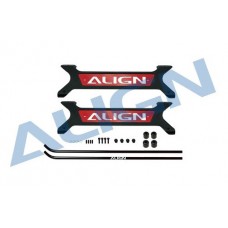 Align Шасси-апгрейд (черные), T-Rex 800E/700E/700N