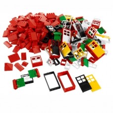 Окна, двери и черепица для крыши Lego System 9386 (4+)